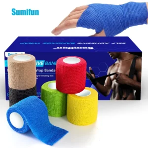 Elastic Self Adhesive Non Woven Bandage Wrap for Athletic Use 6 PCS Box