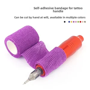 Elastic Self Adhesive Tattoo Grip Bandage Disposable Tattoo Machine Handle Tape