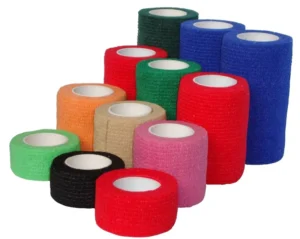 Elastic Self Adhesive Wrap Tape First Aid Cohesive Bandages Protective Sports Bandages Medical for Wrist Ankle Sprains Horse