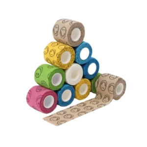 Elastic Self adhesive Type Resistance Bands Tattoo Cohesive Elastic Bandages Tape Printed Bandage