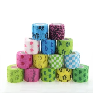 Elastic Sports Kinesiology Tape Nonwoven Self Adhesive Bandages Waterproof Muscle Sports Tape
