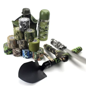 Elastic Wrap Tape Adhesive Outdoor Hunting Camouflage Stealth Tape Waterproof Wrap Durable Self Adhesive Elastic Bandage