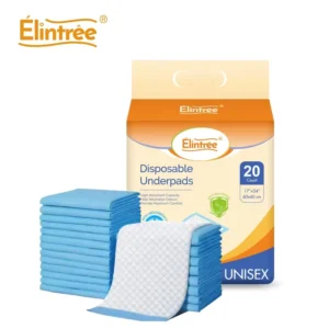 Elintree Adult Medical Disposable Incontinence Care Pad 60x90cm Hospital Adult Absorbent Underapds Waterproof