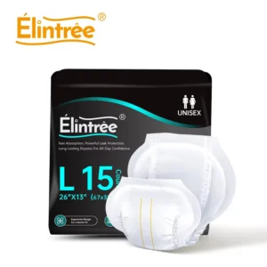 Elintree High Absorbency Anatomical Incontinence Pads for Men Level 1 Maximum Protection From Urinary Leaks Disposable Pads