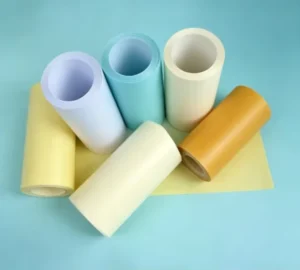Embossed Release Paper Dot Grid Air Evacuation Silicone Liner Bubble-Free Hot Lamination Optical Adhesive Foam Tape Medical Use