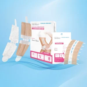 Emergency Laceration Disposable Skin White Wound Closure Device Zip Stitch for Laceration