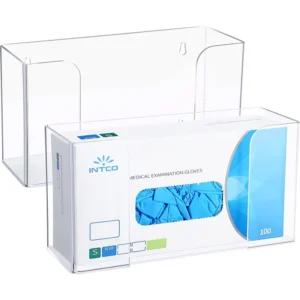 Emergency Rooms Single Acrylic Medical Rubber Gloves Box 3mm Thick Dispensador Guantes Glove Dispenser