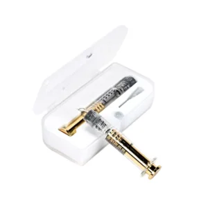 Empty Air Tight Disposable Filling 1ml Glass Syringe with Luer Lock Cap Oil Packaging Plastic Metal Plunger