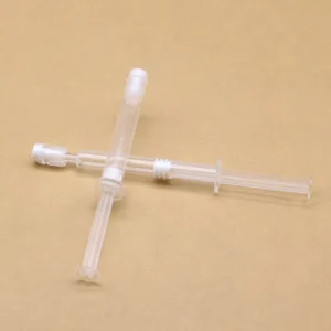 Empty Disposable 1 ML 3 ml 5 ml 10 ml PS Plastic Cosmetic Syringe Bottle for Eye Cream Essence Serum Container