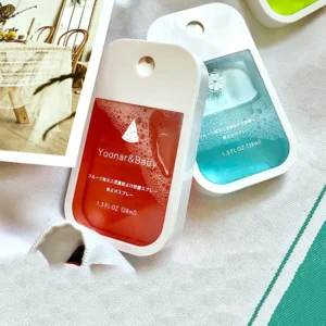 Empty Hand Sanitizer Bottles Pocket Sized Plastic Credit Card Spray Bottle 45ml Perfume Mist Spray Bottle for Hand Sanitizer