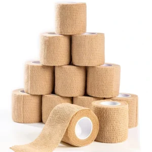 Emsrun 7.5CM 10CM Non Woven Self Adhesive Cohesive Elastic Bandage for Sport