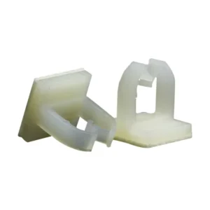 Environmentally Friendly Material White Plastic Cable Clamp Self adhesive Nylon Cable Saddle Wll 2