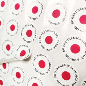 Ethylene Oxide EO Sterile Indicator Stickers ISO Certified Waterproof Adhesive Labels for Medical Instrument Packaging