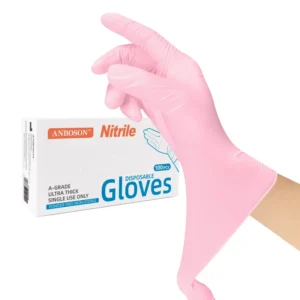 Examen Medical Surgical Artista Del Tatuaje Uso De Disposable De Alimentos Guantes De Nitrilo Desechables Azules