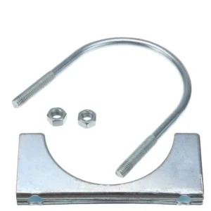Exhaust U-Bolt Clamps Saddle Design with Reinforced Ribs Stainless Exhaust Clamp
