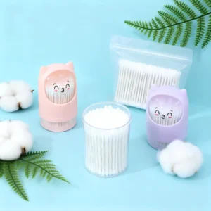 Extra Soft Cotton Swabs for Cosmetic Application and Eyeliner Correction