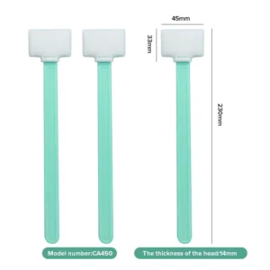 Extra large Dust free Cotton Swab for Printing Shops Eco friendly Green Ink Brush for UV Solvent Digital Printers