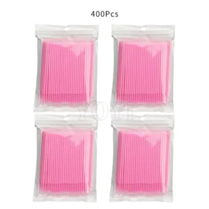 Eyelash Extension Micro Applicator Brush Disposable Lash Stick Makeup Cotton Swab