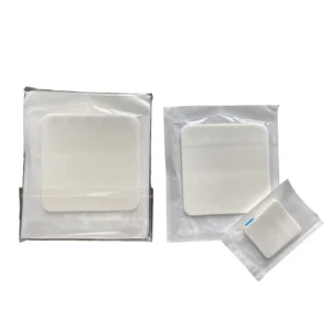 FL-17 10*10cm Thick Hydrocolloid Foam Dressing Transparent Pain-Free Removal Sterilizable Packaging 5 Pcs/Bag