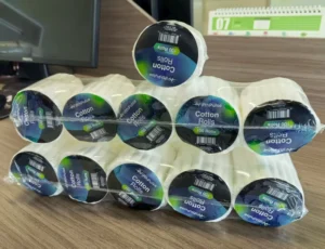 Factory 25mm Medical Cotton Roll Ultra Soft Strong Absorbing CE Certified Dental Goods Paper Film Packaging