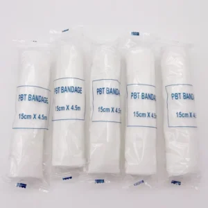 Factory 6’X4.5Y Elastic Crepe Bandage Breathable Cotton First Aid Compression Bandage Soft and Loose Conforming Bandage