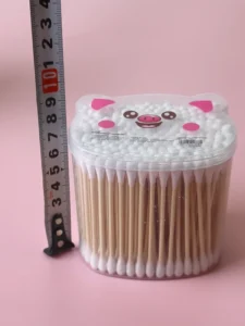 Factory Bamboo Swab Cotton Ear Bud Makeup Remover Double Sided Cotton Swab