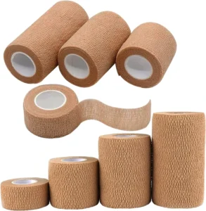 Factory Colorful Easy Tear Elastic Self Adhesive Bandage Cohesive Bandage for Skin Care