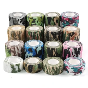 Factory Custom Breathable Camouflage Cohesive Bandage Adhesive Elastic Bandage Wrap
