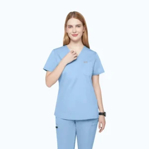 Factory Custom OEM Waterproof Medical Uniforms Sets Professional V Neck Scrubs for Hospital Doctors and Nurses Work Wear Clothes