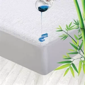 Factory Custom Queen Size Luxury Bamboo Hypoallergenic Waterproof Mattress Protector