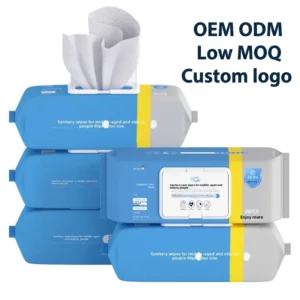 Factory Custom Unscented Flushable Toilet Wet Wipes for Middle Aged Elderly Adults