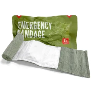 Factory Customized Hemostatic Bandage Arm Gauze Polyester Spandex Cotton Israeli Elastic Wound Bandage Roll for Snake Bite