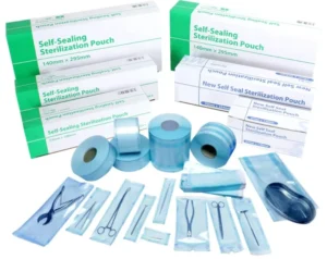Factory Customized Self Heat Seal Sterilization Pouch Disposable Medical Packaging Heat Seal Flat Gusseted Reel & Pouch