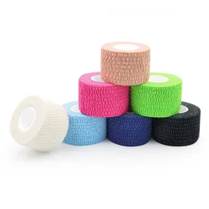 Factory Direct 5cm*4.5m Physio Sports Tape Weightlifting Cotton Material EAB Tear Light Elastic Breathable CE Bandage
