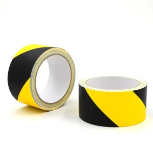 Factory Direct Black and Yellow Stripes Hazard Marking Duct Tape High Visibility Warning Tape