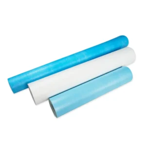 Factory Direct Blue Waterproof Laminated PE Film Disposable Medical Examination Couch Bed Paper Roll Hospital Hotel
