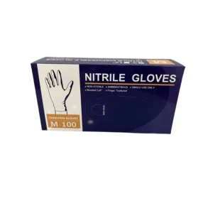 Factory Direct Disposable Blue Powder Free High Elastic Nitrile Latex Gloves Excellent for Medical Veterinary Instruments