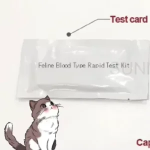 Factory Direct Feline Blood Typing Rapid Test Kit Veterinary Cat Blood Type A/B/AB Test Paper for Pet Clinic Hospital