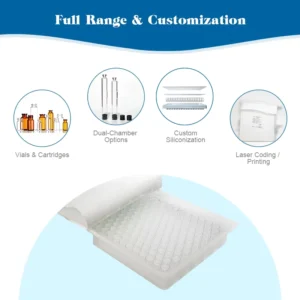Factory Direct Ready to Fill Tubular Glass Vial ETO Sterilize Glass Vial Sterile Vials for Injection