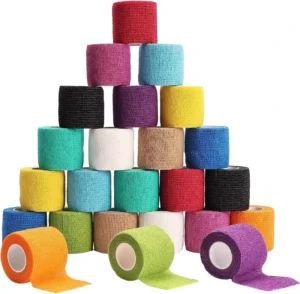 Factory Direct Sale 4.5m Colored Self Adhesive Non Woven Cohesive Bandage Adhesive Elastic Bandage