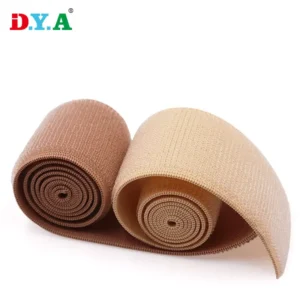 Factory Direct Sale Custom Elastic Loop Strap Colored Elastic Hook and Loop Belt for Medical Garment Sports
