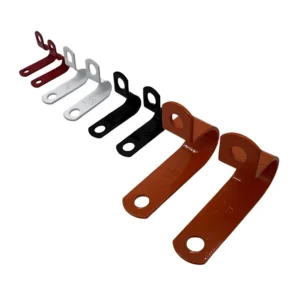 Factory Direct Sale Fire Cable Red Powder Coated Copper Clips Fire Rated Cable Saddles UL UKCA CE