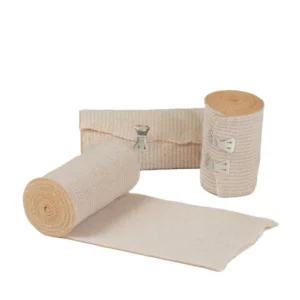 Factory Direct Sale Skin Color Spandex Tabby Elastic Bandage Medical Plain Elastic Bandage Breathable Bandage Wrap