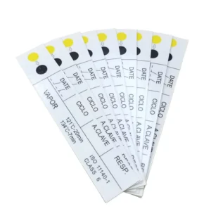 Factory Direct Sale Steam Sterilization Indicator Card Dental High Temperature Pressure Food Grade ISO9001 Certified