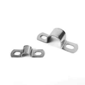 Factory Direct Sales Stainless Steel 304 Thickened U Shaped Saddle Hose Clamp Zinc Finish OEM Available