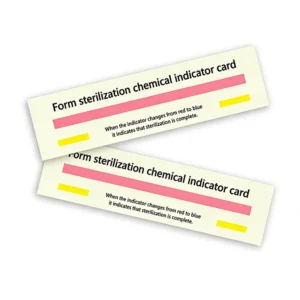 Factory Direct Supply Medical Form Sterilization Indicator Strip Chemical Indicator Paper Card with Custom Logo