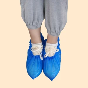 Factory Direct Supply Plastic Shoe Cover Disposable Waterproof Hospital Shoe Cover Polyethylene Shoe Cover