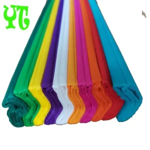 Factory Directly Supply 50*180 200 250CM Creative Handmade Art Crepe Paper for Kids DIY