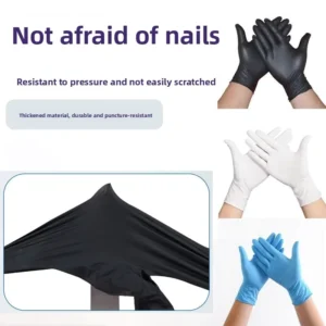 Factory Disposable Gloves Nitrile Latex free Silicone free Powder free Anti static Thickened Food Grade Household