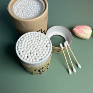 Factory Eco Friendly Bamboo Stick Cotton Swab Ear Cleaning Cotton Bud Bamboo Sticks Q tip Women Cotton Swabs